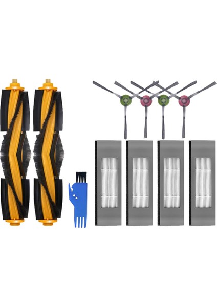 Deeboot Ozmo T8+ / T8 / T8 Max Debot N8+ / N8 Plus / N8 Pro Yedek Parça Ana Yan Fırça Için (Yurt Dışından)