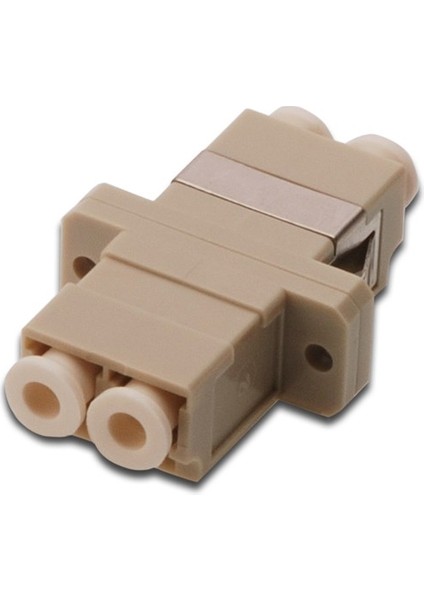 LC-LC Coupler, Duplex, Multimode, somun ve vida dahil