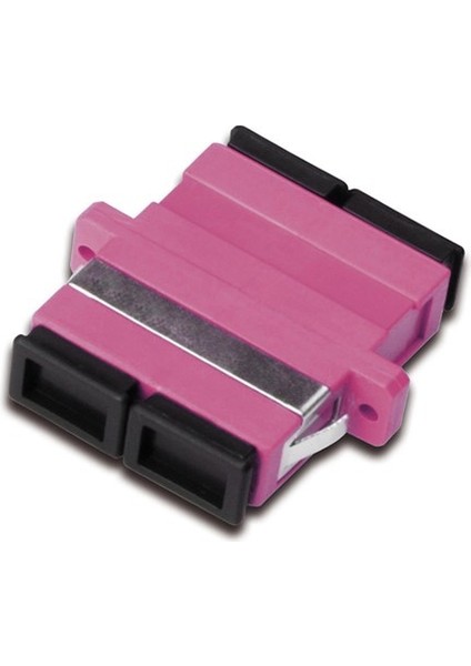 SC-SC Coupler, Duplex, Multimode OM4 , Mor Renk