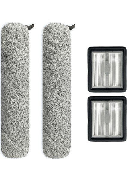 4 Adet X7 3350F 2832Z 2955Z Akülü Elektrikli Süpürge Zemin Fırçası ve Hepa Filtre Yedek Aksesuarları (Yurt Dışından)