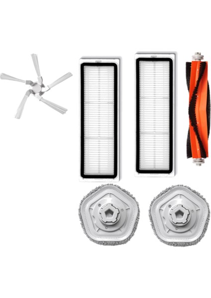 Bot W10 W10PRO Elektrikli Süpürge Ana Fırça Filtre Paspas Bezi Temizleme Fırçası Için Yedek Aksesuarlar Kiti (Yurt Dışından)