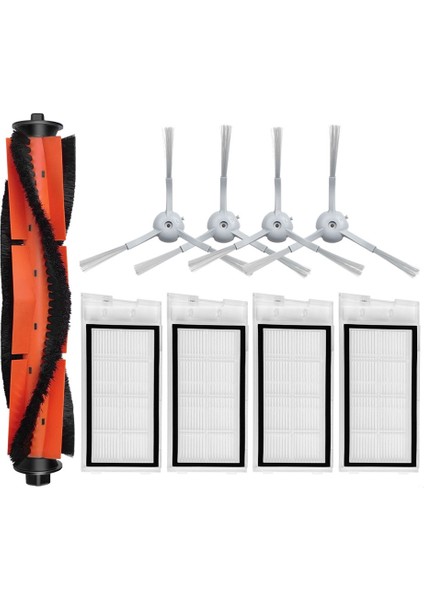 Eve Plus Robot Vakum Yedek Parça Aksesuarları Ana Yan Fırça Hepa Filtre Için Yedek (Yurt Dışından)