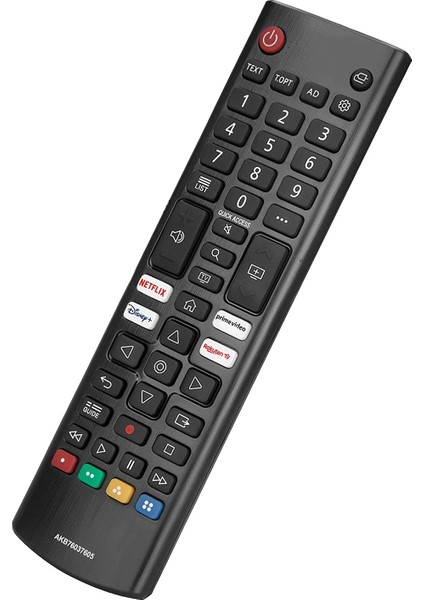 Lg AKB76037605 Için Tv Uzaktan Kumandası, Geliştirilmiş Kızılötesi Lg Tv Uzaktan Kumandası, Prime Video, Rakuten Tv Tuşları ile (Yurt Dışından)