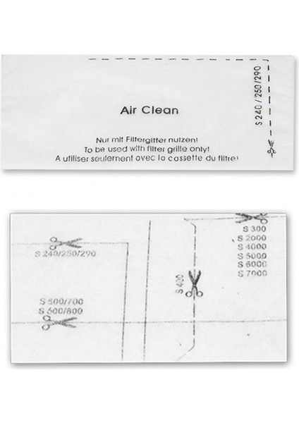 Fjm Gn Elektrikli Süpürge Aksesuarı Evrensel Için 10 Çift Yedek Vakum Motoru Filtresi (Yurt Dışından)