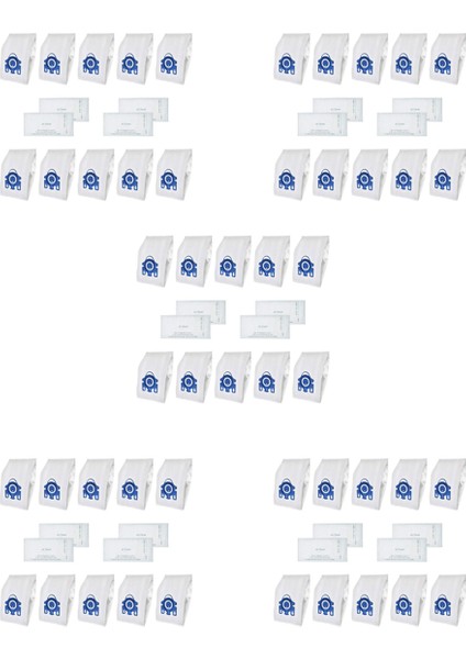 50 Adet Yedek Toz Torbaları Tip Gn Elektrikli Süpürge ve 20 Paket Filtreler S2 S5 S8 C1 C3 Elektrikli Süpürge Aksesuarları (Yurt Dışından)