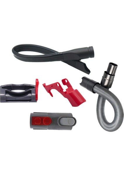 5 Adet Aksesuar Alet Eki Seti V10 V7 Akülü Elektrikli Süpürge Hızlı Bırakma Yedek Parça Kiti A (Yurt Dışından)