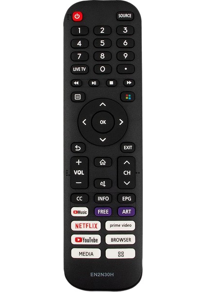 EN2N30H Uzaktan Kumanda 4K UHD LED Akıllı Tv Için Değiştirin 43H6G 50H6G 55H6G 65H6G EN2N30H 50A7300F 55A7300F (Yurt Dışından)