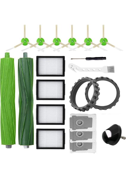 I7 I7+ I3 I3+ I4 I4+ I6 I6+ I8 I8+ J7 J7+/plus E5 E6 E7 Robotik Elektrikli Süpürge Parçaları Için Yedek Kit (Yurt Dışından)