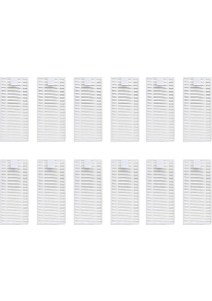 Alpha 2 Pro Robot Süpürgeler Için 12 Adet Yan Fırça Hepa Filtre Yedek Aksesuar Yedek Parça (Yurt Dışından)