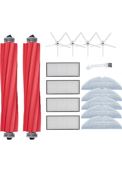 Ana Fırça Yan Fırça Hepa Filtre Paspas Bezi S7 T7S T7PLUS Elektrikli Süpürge Aksesuarları Yedek Parça (Yurt Dışından)