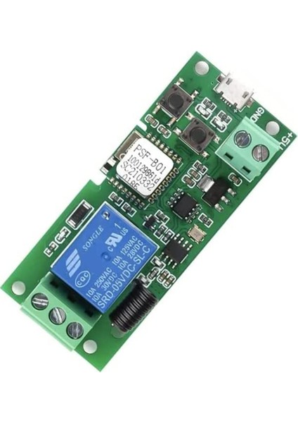 USB DC5V 12V 32V Ewelink Akıllı Wifi Anahtarı Evrensel Röle Modülü 1ch Kablosuz Anahtar Zamanlayıcı Telefon Uzaktan Kumandası(C) (Yurt Dışından)