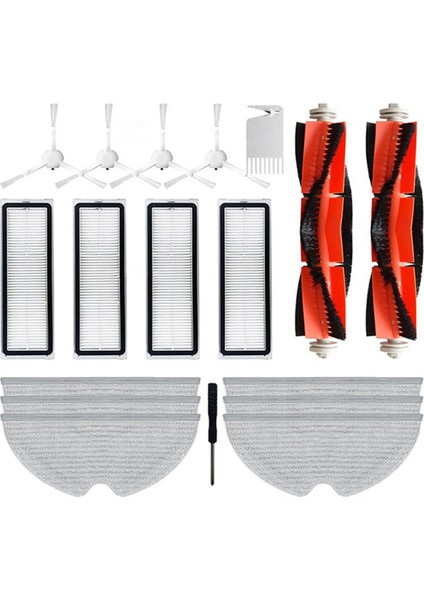 1c 2c STYTJ01ZHM/F9/MI Robotlu Süpürge Ana Yan Fırça Hepa Filtre Paspas Bezi Parçaları (Yurt Dışından)