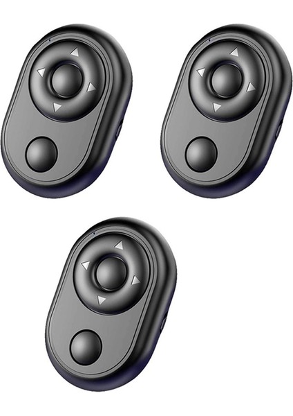 3x Kablosuz Bluetooth Uzaktan Kumanda Deklanşör Denetleyicisi - Uzaktan Kumanda ve Bluetooth Kamera Uzaktan Kumandası Da Olabilir (Yurt Dışından)