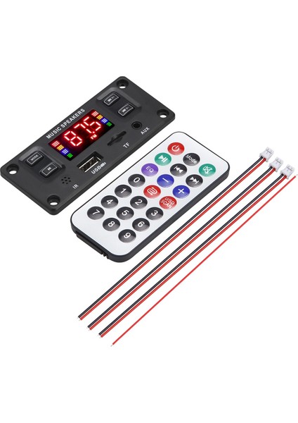 Güç Amplifikatörü ile 12V 2X30W Bluetooth Dekoder Kartı Renkli Ekran, Çağrı Kaydı Kayıpsız Anakart (Yurt Dışından)
