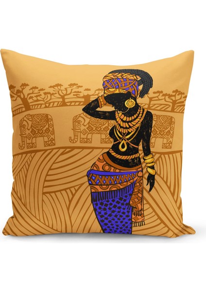 Çift Taraflı Dijital Baskı Kırlent Kılıfı