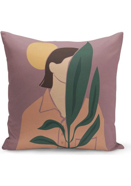 Çift Taraflı Dijital Baskı Kırlent Kılıfı