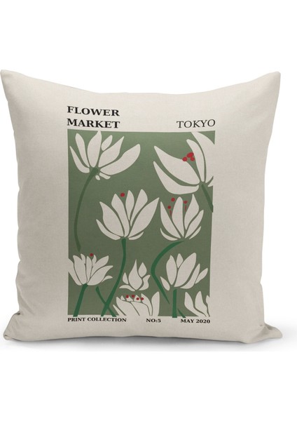 Çift Taraflı Dijital Baskı Kırlent Kılıfı