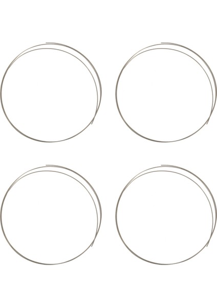 4 Adet 8 Feet Cupronickel Fret Tel Klavye Perdeleri Bas Için 2.9mm Genişlik (Yurt Dışından)