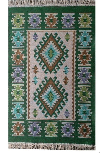 Çift Taraflı Eşme Desen Antik Kilim