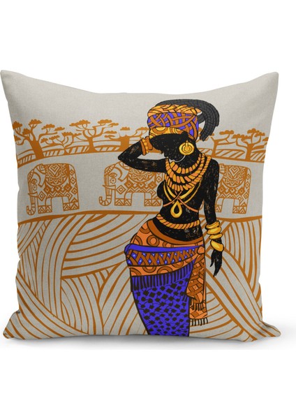 Çift Taraflı Dijital Baskı Kırlent Kılıfı