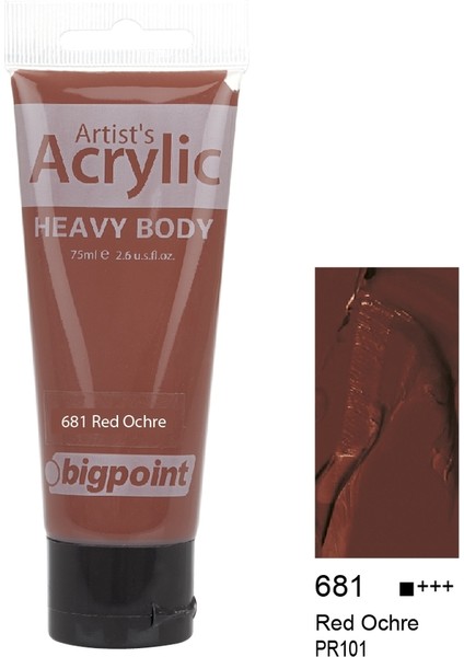Akrilik Boya 75 ml Red Ochre 681