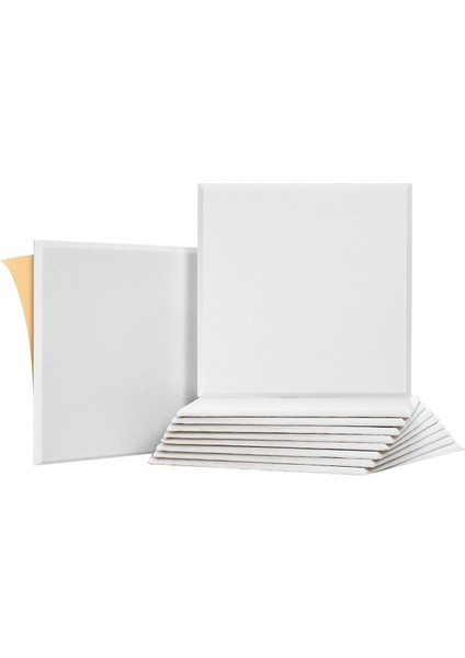 Duvarlar Için 10 Paket Ses Geçirmez Paneller, Kendinden Yapışkanlı Akustik Paneller 12X12X0.4IN Kayıt Stüdyosu, Ofis, Ev, C (Yurt Dışından)
