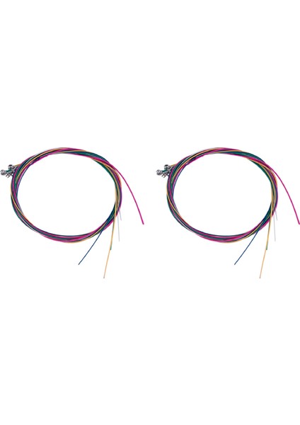 12 Adet Akustik Gitar Teli Yedek Çelik Tel Müzik Aletleri Için Elektrikli Aksesuar (Yurt Dışından)