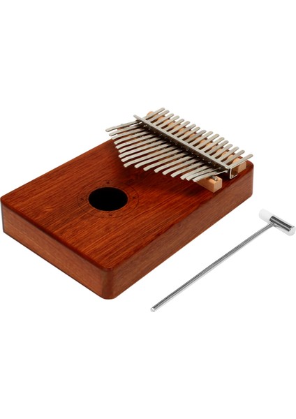 17 Tuşlar Kalimba Başparmak Piyano Müzik Aleti Tuning Hammer Bez Çanta Kalimba Aksesuarları (Yurt Dışından)