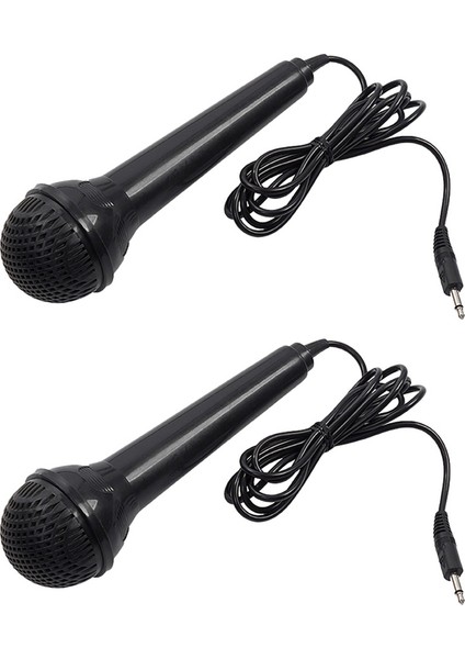 2x Klavye Mikrofon 3.5mm Bağlantı Noktası Klavye Taşınabilir Mikrofon Çocuklar Için Acemi Elektronik Piyano Müzik Klavye (Yurt Dışından)
