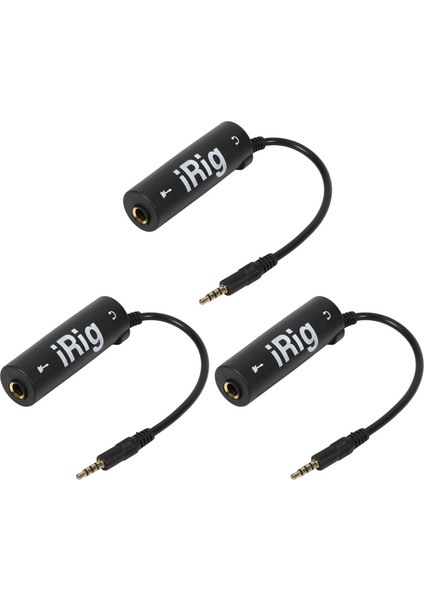 Telefon Için 3x Gitar Arayüzü Dönüştürücü Yedek Gitar / Yeni (Yurt Dışından)
