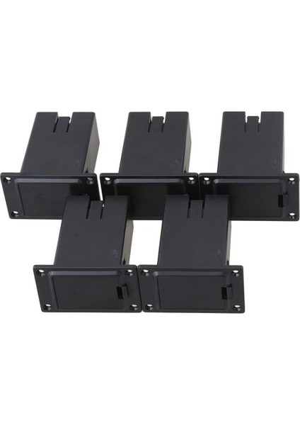 Siyah 9V Gitar Pil Tutucu Aktif Gitar Bas Alma Paketi 5'li (Yurt Dışından)