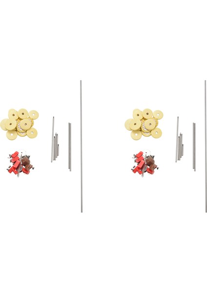 160 Adet Flüt Onarım Parçaları Aracı Bakım Seti Vidaları + 16 Adet Açık Delik Ses Pedleri Nefesli Dıy Aksesuarları (Yurt Dışından)