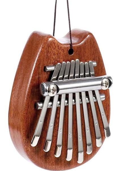 Mini Kalimba Başparmak Piyano Katı Ahşap 8 Tuşları Parmak Piyano Çocuk Hediye Doğum Günü Partisi Aletleri Için (Yurt Dışından)