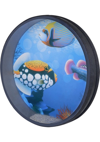 10 Inç Davul Eğitici Oyuncaklar El Davul Davul Vurmalı Ahşap, Vurmalı Çalgı (Yurt Dışından)