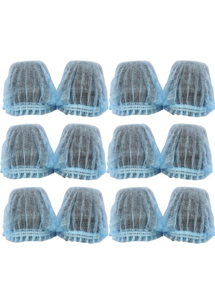 250 Adet Tek Kullanımlık Mikrofon Kapağı Sigara Dokuma El Mikrofonu Ön Cam Ktv Kayıt Stüdyosu Karaoke, Mavi (Yurt Dışından)