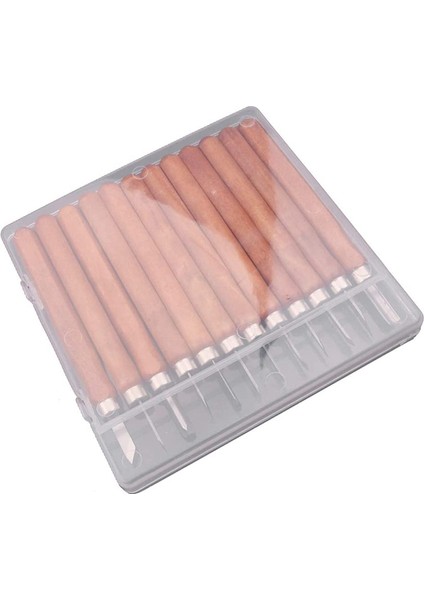 12 Adet Aletler Ağaç Işleme Kesme Oyma Kitleri Gitar Keman Dekoratif Kitleri Acemi Veya Profesyonel Marangoz Için Mükemmel (Yurt Dışından)