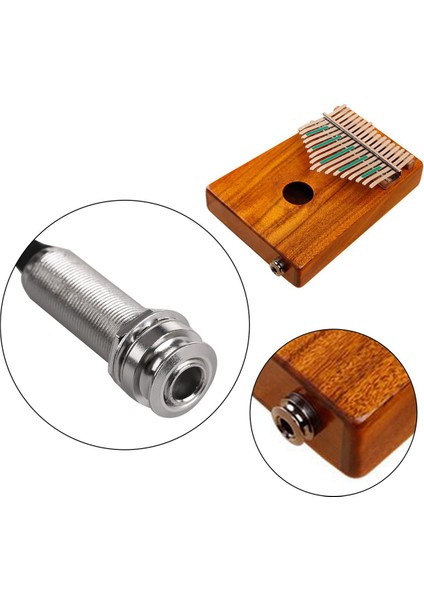 Kalimba Için 10X Piezo Kontak Mikrofonu 3 Dönüştürücü Manyetikler, Uç Pin Jakı (Yurt Dışından)