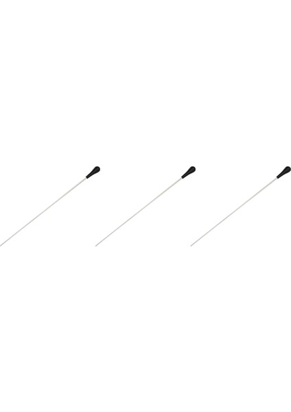 5x Yeni Siyah Abs Kolu Müzik Müzik Şefi Baton Hediye Beyaz 15 Inç (Yurt Dışından)