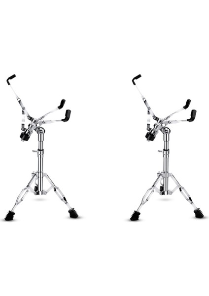 2x Trampet Standı, Konser Trampet Standları Ayarlanabilir Trampet Standı 8 Inç-14 Inç Davullar Için Çift Destekli (Yurt Dışından)