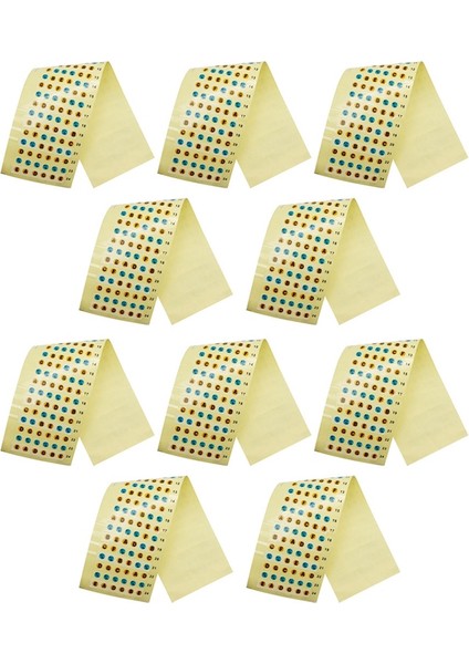 10 Adet Gitar Ukulele Ölçekli Adı Etiket Müzik Notasyonu Şarkı Renk Kodlu Çıkartmalar Dijital Boyun Çıkartmalar (Yurt Dışından)