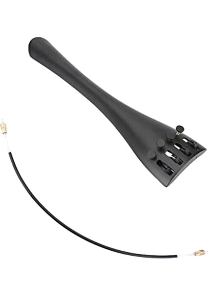 3/4 ve 4/4 Evrensel Viyolonsel Kuyruk Parçası, Kuyruk Halatlı 2 Parçalı Alüminyum Alaşımlı Çekme Plakası Ayarlanabilir (Yurt Dışından)