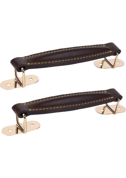 AS50D AS100D Gitar Amp Hoparlör Dolabı Için 2x Amplifikatör Deri Sap Askısı (Kahverengi) (Yurt Dışından)