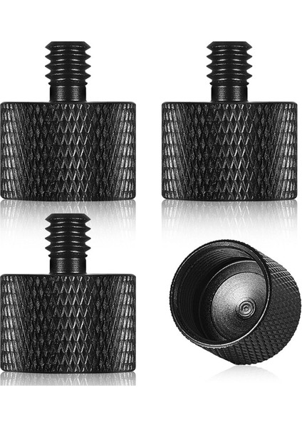 Mikrofon Standı Adaptörü 5/8 Dişi 1/4 Erkek Kamera Yatağı Tripod Dişli Adaptör Dönüşüm Konnektör Vida Adaptörü (Yurt Dışından)