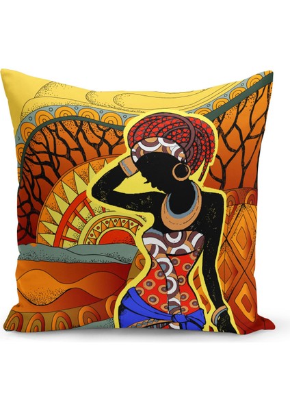 Çift Taraflı Dijital Baskı Kırlent Kılıfı