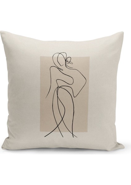 Çift Taraflı Dijital Baskı Kırlent Kılıfı