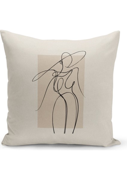 Çift Taraflı Dijital Baskı Kırlent Kılıfı