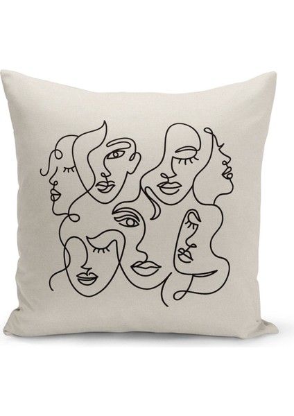 Çift Taraflı Dijital Baskı Kırlent Kılıfı