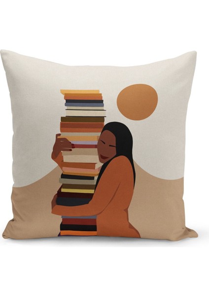 Çift Taraflı Dijital Baskı Kırlent Kılıfı