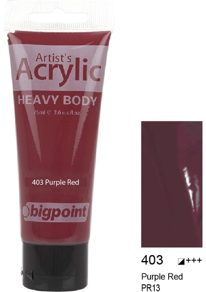 Akrilik Boya 75 ml Purple Red 403