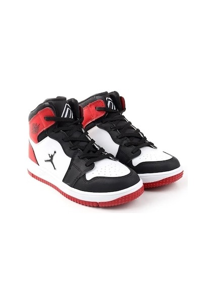 Haykat Uzun Grs Boğazlı Spor Ayakkabı Siyah - Kırmızı modelleri